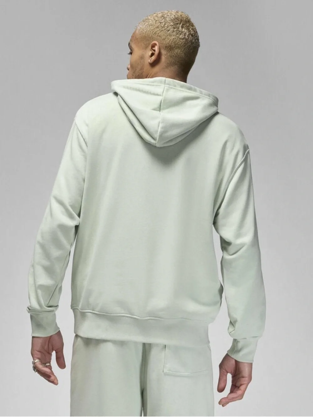 Jordan Mint Green Pullover Hoodie with Script Logo